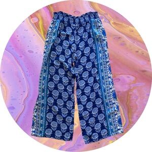 Johnny Was Yao Floral Print pants